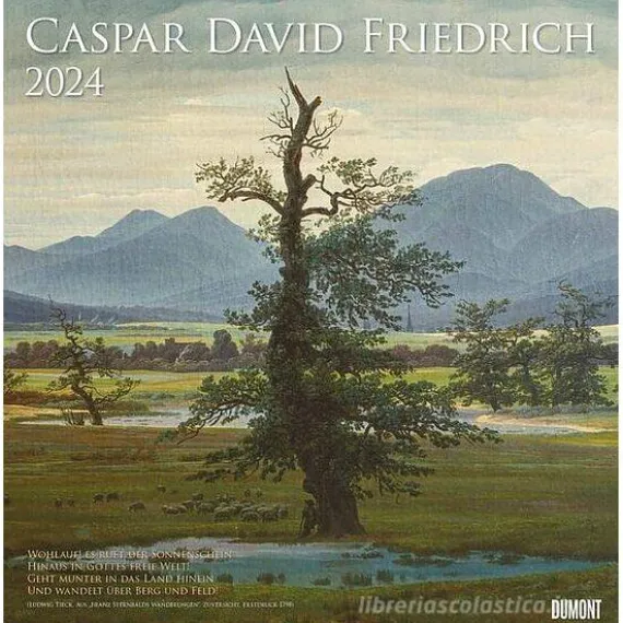 Calendario 2024 Caspar David Friedrich cm 45x48