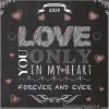 Calendario 2019 Chalkboard Art 30x30 cm