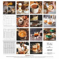 Calendario 2025 Coffee cm 30x30