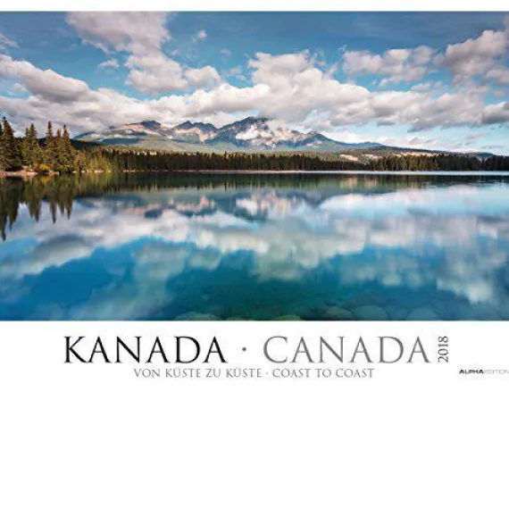 Calendario da muro Canada 2018