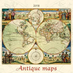 Calendario da muro Mappe antiche 2018
