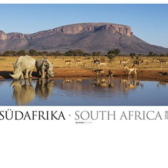 Calendario da muro Sud Africa 2018