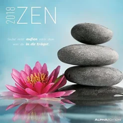 Calendario da muro Zen 2018