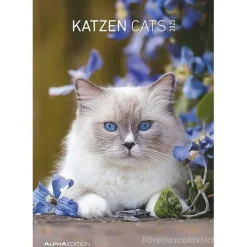 Calendario da parete 2025 Cats cm 23,7x34
