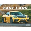 Calendario da parete 2024 Fast Cars cm 49,5x33