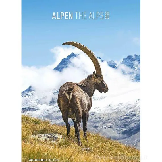 Calendario da parete 2025 The Alps cm 23,7x34