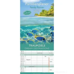 Calendario 2025 Family Planner Dream Destinations cm 19,5x45