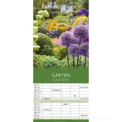 Calendario 2022 Family Planner Gardens 19,5x45