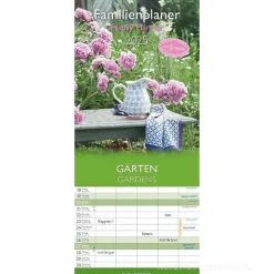 Calendario 2025 Family Planner Gardens cm 19,5x45