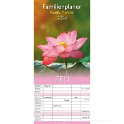 Calendario 2024 Family Planner Zen cm 19,5x45