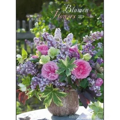 Calendario 2023 Flowers 23,7x34