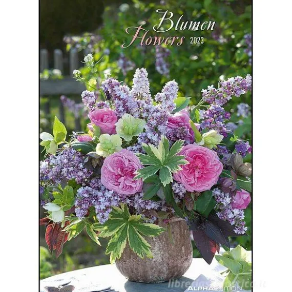 Calendario 2023 Flowers 23,7x34