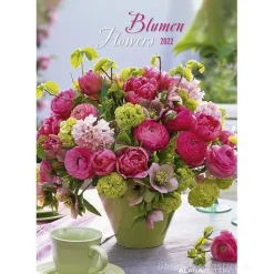 Calendario 2022 Flowers 23,7x34