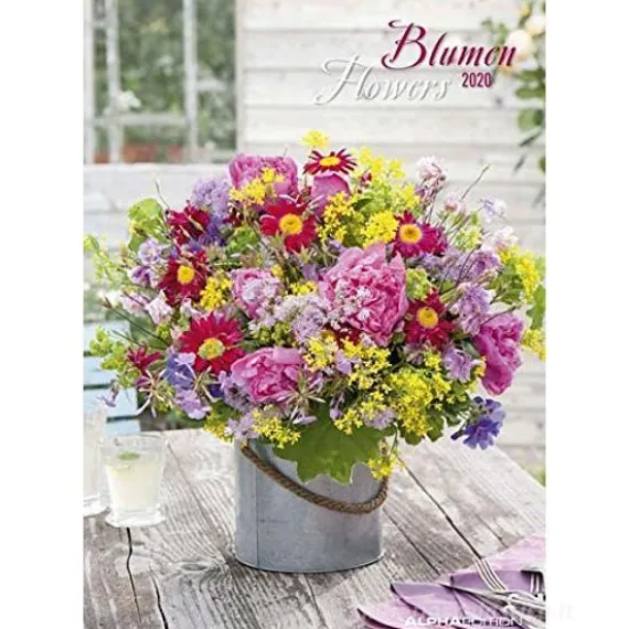 Calendario 2020 Flowers 23,7x34 cm
