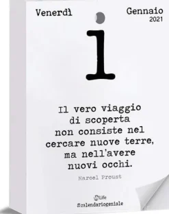 Calendario geniale 2021. Leggi la frase del giorno, condividi i pensieri filosofici di tutti i tempi e risveglia il genio che è in te!