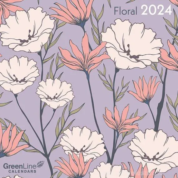 Calendario 2024 GreenLine Floral cm 30x30