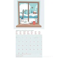 Calendario 2024 GreenLine Happy Vibes cm 30x30