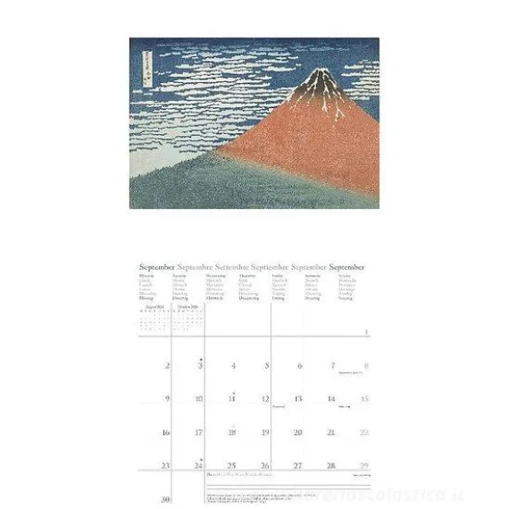 Calendario 2024 Hokusai cm 30x30