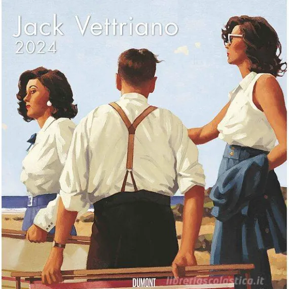 Calendario 2024 Jack Vettriano cm 45x48