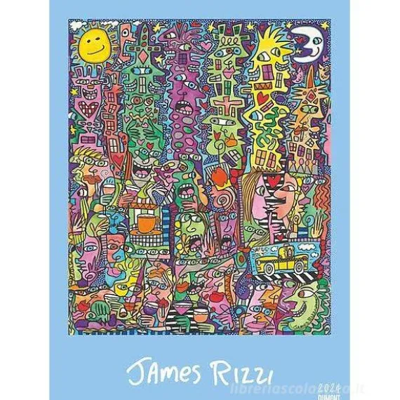 Calendario 2024 James Rizzi cm 50x70
