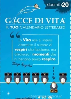 Calendario letterario 2020 Gocce di Vita