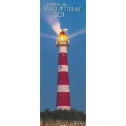 Calendario 2024 Lighthouses cm 34x98