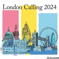 Calendario 2024 London Calling cm 30x30