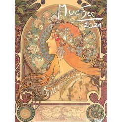 Calendario 2024 Mucha cm 50x70