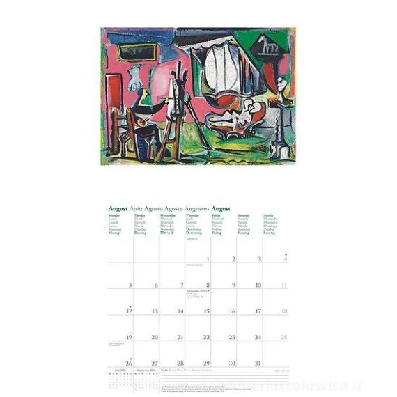 Calendario 2024 Picasso cm 30x30