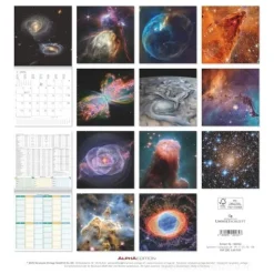 Calendario 2026 Space cm 30x30