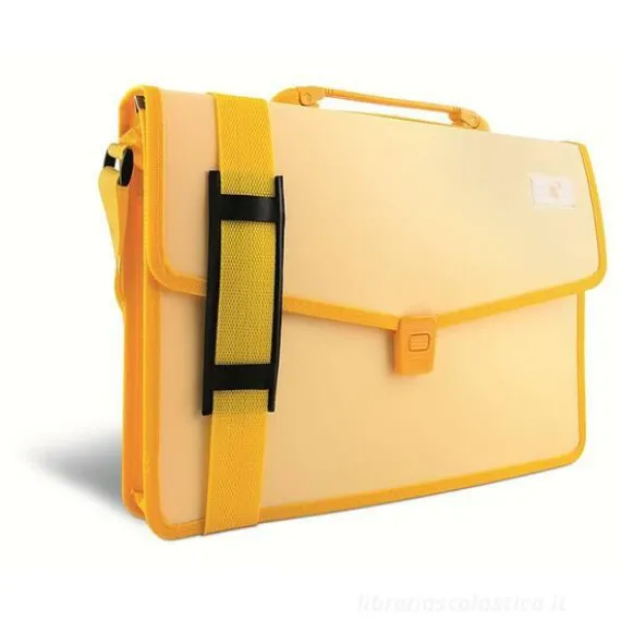 Cartella in polipropilene con cinghia cm 38x27x8