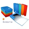 Cartellina a 3 lembi con elastico dorso 7 cm