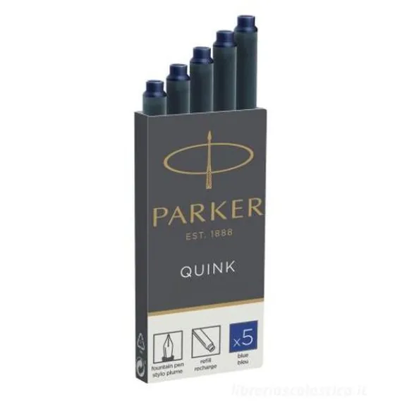 Cartucce Quink Blu scatola 5 pz (API034)