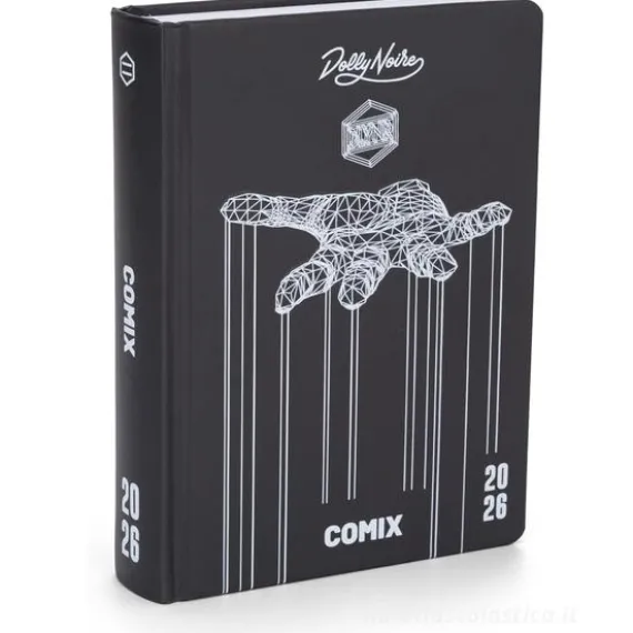 Comix 2025-2026. Agenda 16 mesi medium Limited Edition Dolly Noire Control