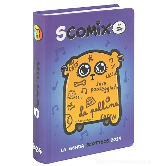 Comix 2023-2024. Agenda 16 mesi medium Scottecs by Sio. Bau