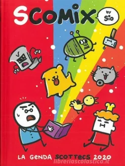 Comix 2019-2020. Agenda 16 mesi medium Scottecs by Sio. Rosso