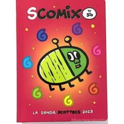 Comix 2022-2023. Agenda 16 mesi medium Scottecs by Sio. Rosso