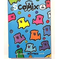 Comix 2022-2023. Agenda 16 mesi medium Scottecs by Sio. Azzurro