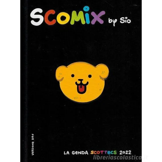 Comix 2021-2022. Agenda 16 mesi medium Scottecs by Sio. Nero