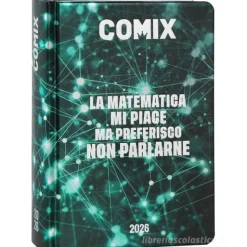 Comix 2025-2026. Agenda 16 mesi mignon plus. Electric Green