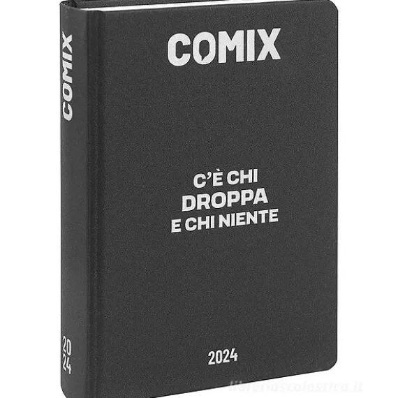 Comix 2023-2024. Agenda 16 mesi mignon plus. Nero e argento