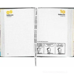 Comix 2023-2024. Agenda 16 mesi mignon plus. Nero e argento