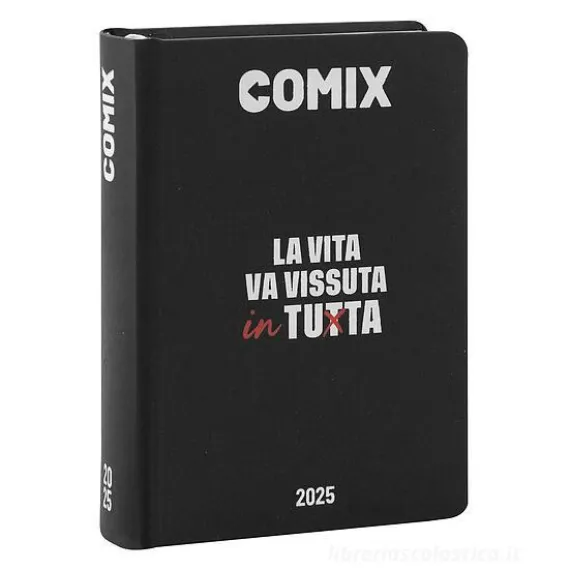 Comix 2024-2025. Agenda 16 mesi mignon plus. Nero e bianco