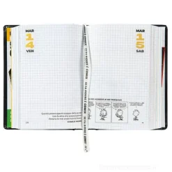 Comix 2024-2025. Agenda 16 mesi mignon plus. Nero e bianco