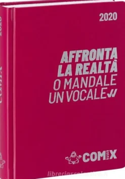 Comix 2019-2020. Agenda 16 mesi mignon plus. Fucsia e argento