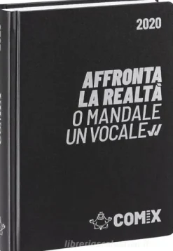 Comix 2019-2020. Agenda 16 mesi mignon plus. Nero e argento