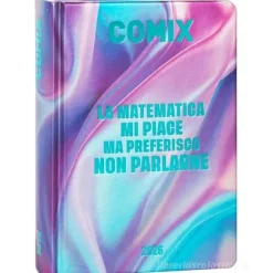 Comix 2025-2026. Agenda 16 mesi mignon plus. Silky Wave