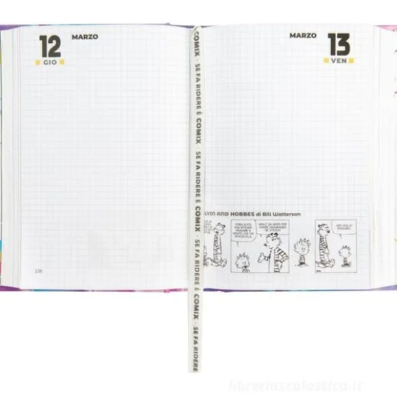Comix 2025-2026. Agenda 16 mesi mignon plus. Silky Wave