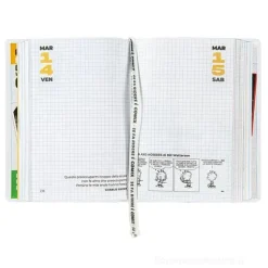 Comix 2024-2025. Agenda 16 mesi mini. Bianco