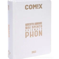Comix 2021-2022. Agenda 16 mesi mini. Bianco e oro